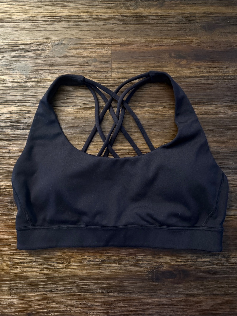 Victoria’s Secret Incredible Essential Black Strappy Back Sports Bra Medium